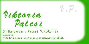 viktoria palcsi business card